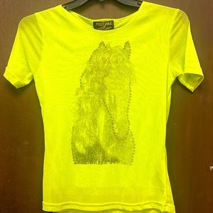 Fox Fire green shirt